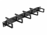 Organizator cabluri pentru cabinet 19&quot; 1U cu 9 inele, Delock 66850