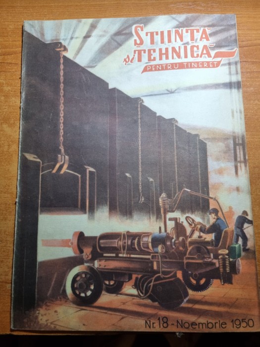 stiinta si tehnica pentru tineret noiembrie 1950-combinatul hunedoara