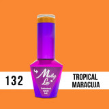 Cumpara ieftin MOLLY LAC UV / LED gel gel Bubble Tea - Tropical Maracuja 132, 10ml