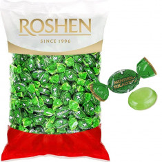 Dropsuri Roshen Eucalyptus, 1 Kg, Gust de Eucalipt si Mentol, Dropsuri Mentolate, Dropsuri de Eucalipt, Dropsuri Roshen, Dropsuri Roshen Mentol, Drops