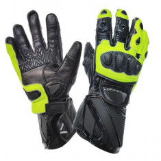 Manusi moto Adrenaline Lynx Sport, negru/fluorescent, marime M