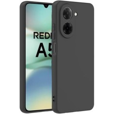 Husa Soft Touch, slim, ALC Mobile, anti soc, compatibila cu Xiaomi Redmi A5 4G, Negru Tpu