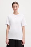 Puma tricou din bumbac femei, culoarea alb, 684971