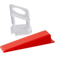 SET 300 DISTANTIERE CLIPS NIVELARE CU 100 PENE - 2.0MM foto