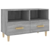 VidaXL Comodă TV, gri sonoma, 80x36x50 cm, lemn prelucrat