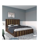 Pat Tapitat Mexic Maro + Saltea 20cm Grosime 180x200cm