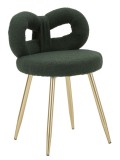 Mauro Ferretti Scaun Mini Ilary Verde Cm &Oslash; 40X67 (Inaltime Sezut Cm 46) | Aosom Romania