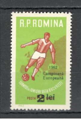 Romania.1962 Campioana europeana la fotbal juniori-supr. YR.279 foto