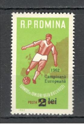 Romania.1962 Campioana europeana la fotbal juniori-supr. YR.279