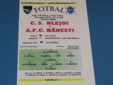 Program meci fotbal CS BLEJOI - AFC BANESTI (26.08.2017)