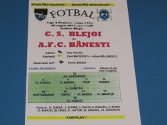 Program meci fotbal CS BLEJOI - AFC BANESTI (26.08.2017)
