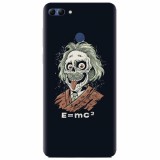 Husa silicon pentru Huawei Y9 2018, Albert Einstein Caricature