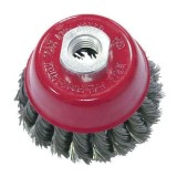 Perie Sarma Impletita Tip Cupa Cu Filet 65mm