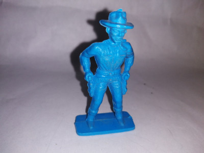 bnk jc Figurina de plastic - cowboy cu pistoale - neidentificat foto