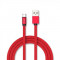 Cablu Micro USB Ruby Edition, 1 m, 2.4 A, Rosu