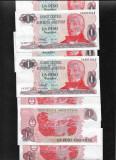 Argentina 1 peso argentino 1983(84) aunc/unc pret pe bucata