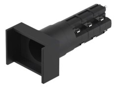 Comutator EAO 51-123.0252 16mm, 1 NC x3, 3 NO x3, 2 poziții stabilizate
