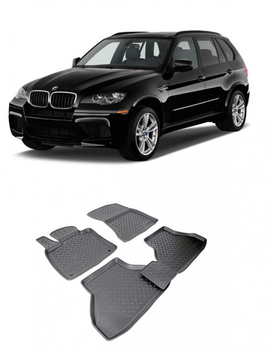 Set covorase cauciuc tip tavita BMW X5 (E70) (2007-2013)