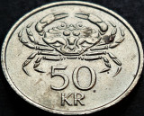 Cumpara ieftin Moneda 50 KRONUR / COROANE - ISLANDA, anul 1987 * cod 2751 C, Europa