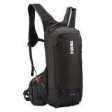 Rucsac Hidratare Thule Rail Bike H2O 12L Obsidian, Rezervor 2.5L, Prinderi Casca, Buzunare Accesorii, Reflectorizant