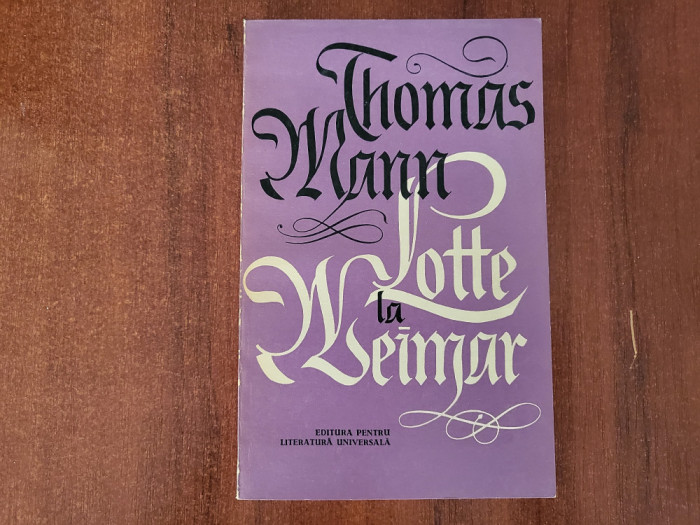 Lotte la Weimar de Thomas Mann