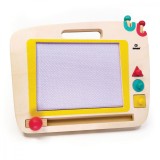 Tabla Magnetica Desen Lemn Svoora, 30x23cm, 3 ani+, Baieti/Fete, 0.7kg, cu Stampile si 2 Stilouri, Joc Educativ, Lemn Fag, Non-toxic