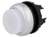 Comutator Apăsare 22mm Alb IP67