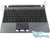 Tastatura Asus Neagra U24 cu Palmrest argintiu metalizat, U24E 1A cu Palmrest argintiu metalizat, U24E cu