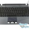 Tastatura Asus Neagra U24 cu Palmrest argintiu metalizat, U24E 1A cu Palmrest argintiu metalizat, U24E cu