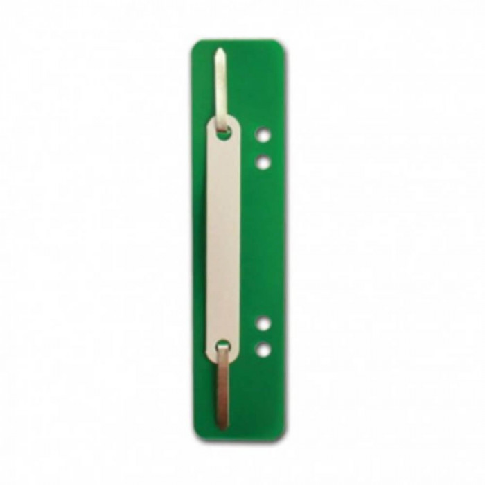 Alonje din Plastic DACO pentru Indosariere si Arhivare, Sina din Metal, 25 Buc/Set, Culoare Verde Inchis, Alonje Plastic Indosariere, Alonje Indosarie