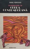 Introducere in Opera Contemporana - Doru Popovici, Editura Facla, 1974, Romana, Studii literare