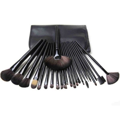 Set de 24 Pensule Profesionale Top Quality Lilyz, mix de par natural, Black foto