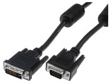 Cablu dual link D-Sub 15pin HD la DVI-I 24+5 2m