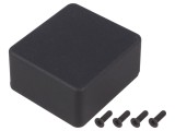 Carcasă universală aluminiu negru 55x60x30mm