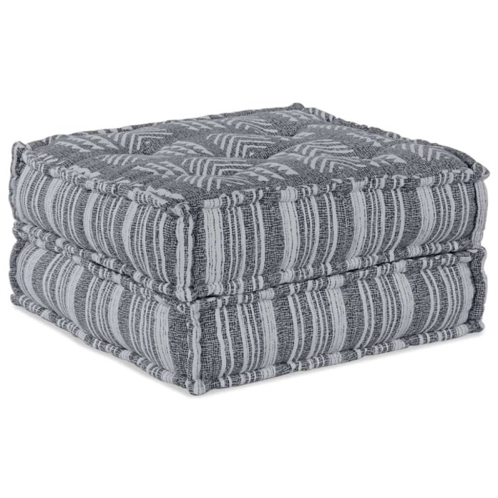 vidaXL Pernă Gri 70 x 70 x 36 cm Poliester