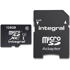 Card de memorie Integral Ultima Pro 128GB Clasa 10 UHS-I + Adaptor Sd foto