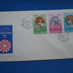 FDC MEDALII OLIMPICE MUNCHEN'72