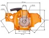 Demaror Drujba Partner 350 351 370 Poulan 530049335 Roco, Compatibil si China