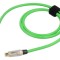 Cablu RCA Soclu Aurit Verde 1m