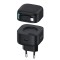 Incarcator priza usb-c pd35w cu cablu lightning, usams xmf series, black