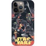Husa compatibila cu Apple iPhone 13 Pro Max model Star Wars, Silicon, TPU, Viceversa, Transparent, Carcasa