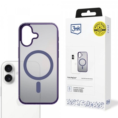 Husa MagSafe pentru Apple iPhone 17, 3MK, Frosty MagCase, Mov foto