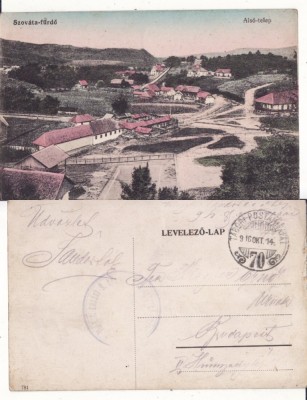 Sovata ( Mures)- Szovata- cenzura militara, rara- foto