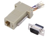 Adaptor D-Sub 9pin tată la RJ45 soclu
