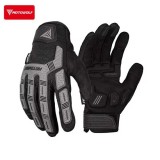 Mănuși moto de vară ventilate MOTOWOLF GM10, touchscreen, Negru