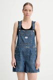 Levi&#039;s salopetă din denim UTILITY SHORTALL 001UY