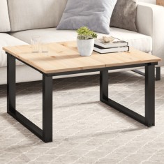vidaXL Blaturi masă 2 buc. 80x40x1,7 cm dreptunghiulare lemn masiv pin