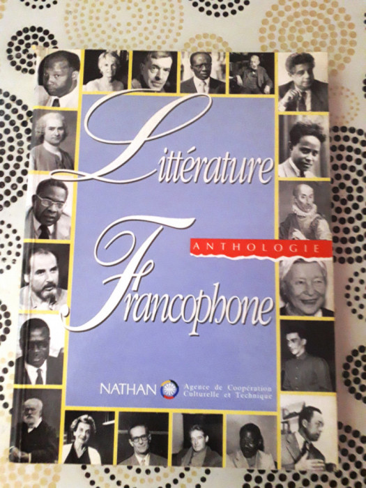 Antologie de literatura francofonă (Litt&eacute;rature francophone)