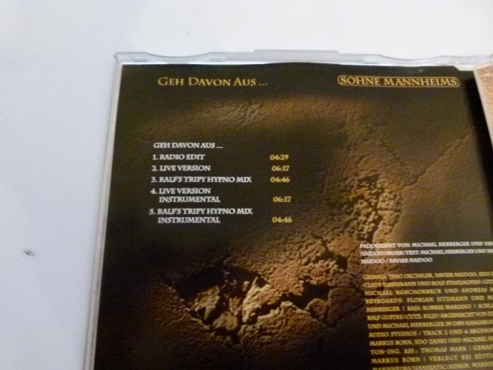 Sohne mannheim, maxi cd