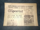 ZIARUL SPORTUL 2 AUGUST 1982